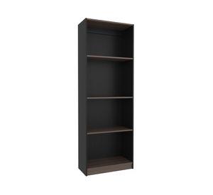 Estante 3 repisas Home E1 wengue/Milán 180.6x62.8x29.9 cm