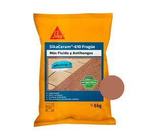 Fragüe Sikaceram 5 kg café oscuro