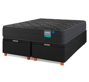 Cama baúl Black 2 plazas base dividida