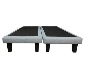 Base cama europea gris King