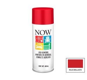 Pintura en spray esmalte acrílico rojo brillante 400 ml