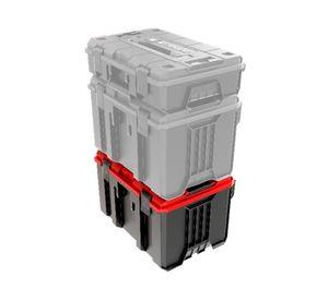 Maleta portaherramientas E-Case M negro/rojo