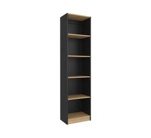 Estante Home E2 wengue/fresno 180.6x45x29.9 cm