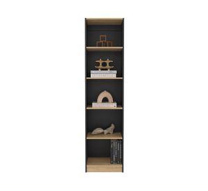 Estante Home E2 wengue/fresno 180.6x45x29.9 cm