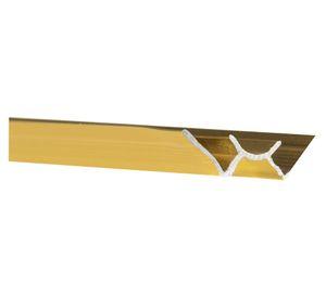 Perfil esquinero interior dorado 2.5 m