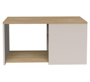 Mesa de centro rectangular Adel 42.1x80.1x45.1 cm capri/fresno europeo