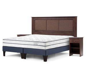 Cama europea King Autonomy Sky + Set Rachel