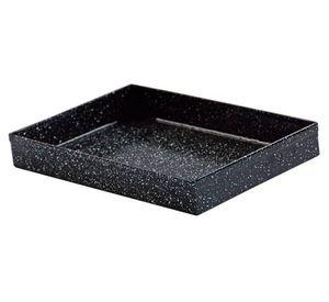 Asadera de horno enlozada negro 30x40 cm