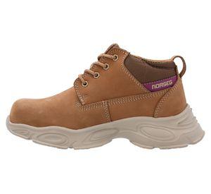 Botín de seguridad mujer Praga CT beige