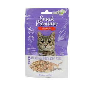 Snack para gato Premium adulto pescado y pollo 65 g
