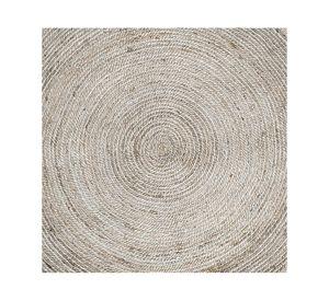 Alfombra redonda Braided yute arena 150x150 cm