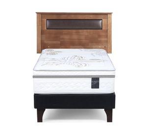 Cama europea Art 4 1.5 plazas + respaldo Ferrara