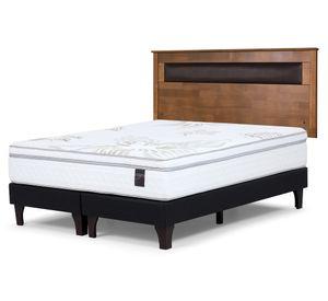 Cama europea Art 4 2 plazas base dividida + respaldo Ferrara