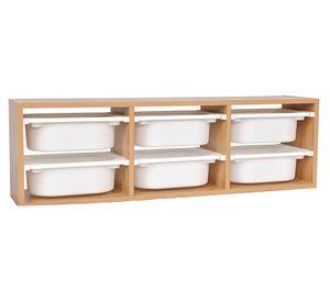 Mueble organizador Grace natural