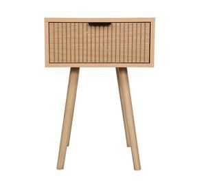 Velador Goja natural 1 cajón