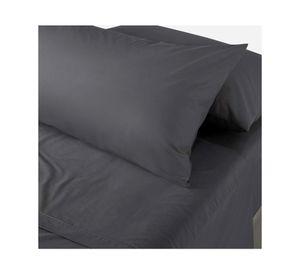 Juego sábanas king 180 hilos Lisa charcoal