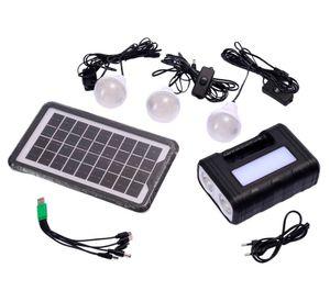 Kit solar de emergencia CPX3544 negro 7 piezas
