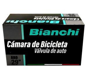 Cámara bicicleta válvula auto negro aro 29
