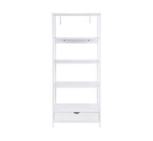 Repisa Oregón blanco 1 cajón