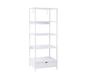 Repisa Oregón blanco 1 cajón