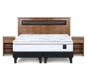 Cama europea Art 4 king base dividida + set Ferrara