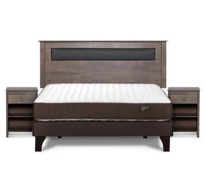 Cama europea Ergo T 2 plazas + set Ferrara gris