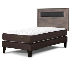 Cama europea Ergo T 1.5 plazas + respaldo Ferrara