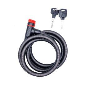 Candado bicicleta Kevlar  12 mm + 2 llaves negro