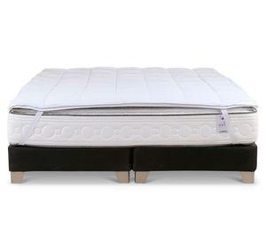 Topper colchón microfibra blanco king