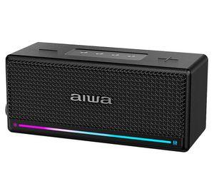Parlante bluetooth portátil AWQ6 Inalámbrico + cable USB negro