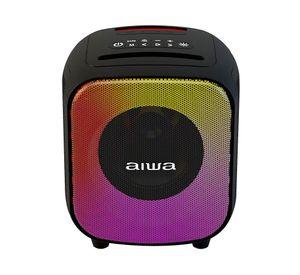 Parlante bluetooth portátil AWAB81 Inalámbrico + cable USB negro