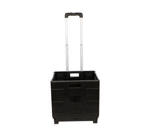 Carro plegable con ruedas negro