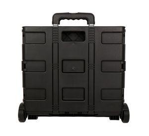 Carro plegable con ruedas negro