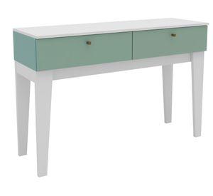 Arrimo rectangular Veneza 79x120x38.5 cm blanco verde