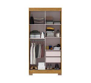 Clóset 2 puertas 2 cajones Lumiere marrocos off white 190x91.7x46.5 cm