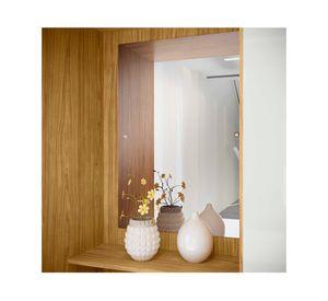 Clóset 4 puertas 3 cajones Versalles marrocos off white 190x152.4x46.5 cm
