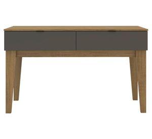 Arrimo rectangular Isis 80.5x136x38.5 cm café grafito
