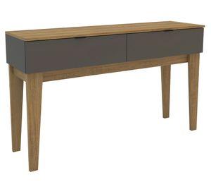 Arrimo rectangular Isis 80.5x136x38.5 cm café grafito