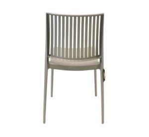Silla apilable Noruega gris