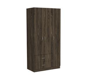 Closet 3 puertas 2 cajones Austral milan/blanco