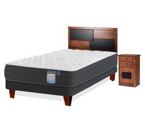 Cama europea Europedic Dual 1.5 plazas + set Colonia