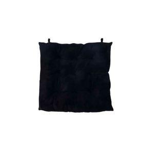 Cojín para Silla Negro 40x40 cm