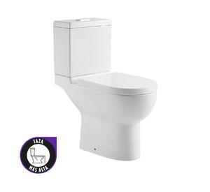 Inodoro one piece Prego Ada multidescarga asiento cierre suave