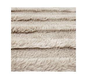 Alfombra curva poliéster beige 160x230 cm