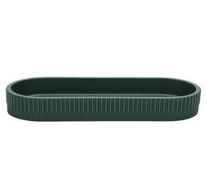 Bandeja baño poliresina verde