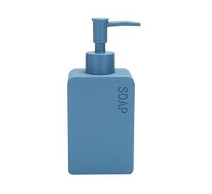 Dispensador jabón moderno poliresina azul