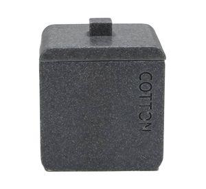 Canister poliresina moderno negro