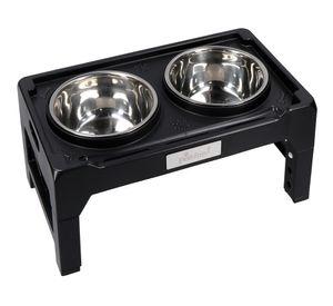Plato mascota doble altura ajustable 1.4 litros 1 un.