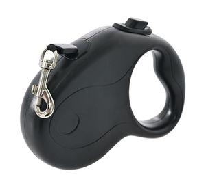Correa retráctil perro 5 m negro