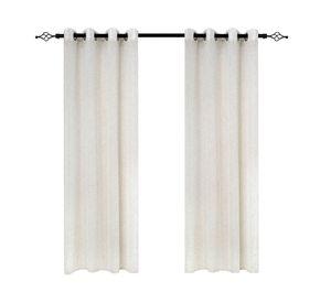 Cortina sun out lino 140x230 cm blanco